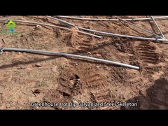 গ্রিনহাউস গরম ডুব গ্যালভানাইজড কঙ্কাল