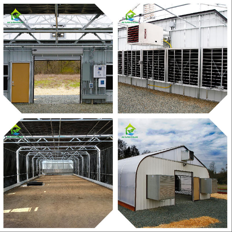 সর্বোত্তম জলবায়ু নিয়ন্ত্রণের জন্য AC220V পাওয়ার এবং 0~50000 PPM CO2 ঘনত্ব মিটার সহ বুদ্ধিমান গ্রিনহাউস মনিটরিং সিস্টেম